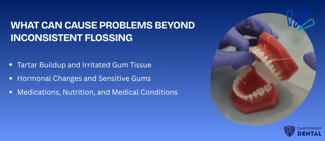 Common Causes Beyond Inconsistent Flossing