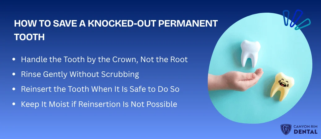 Saving a Knocked Out Permanent Tooth